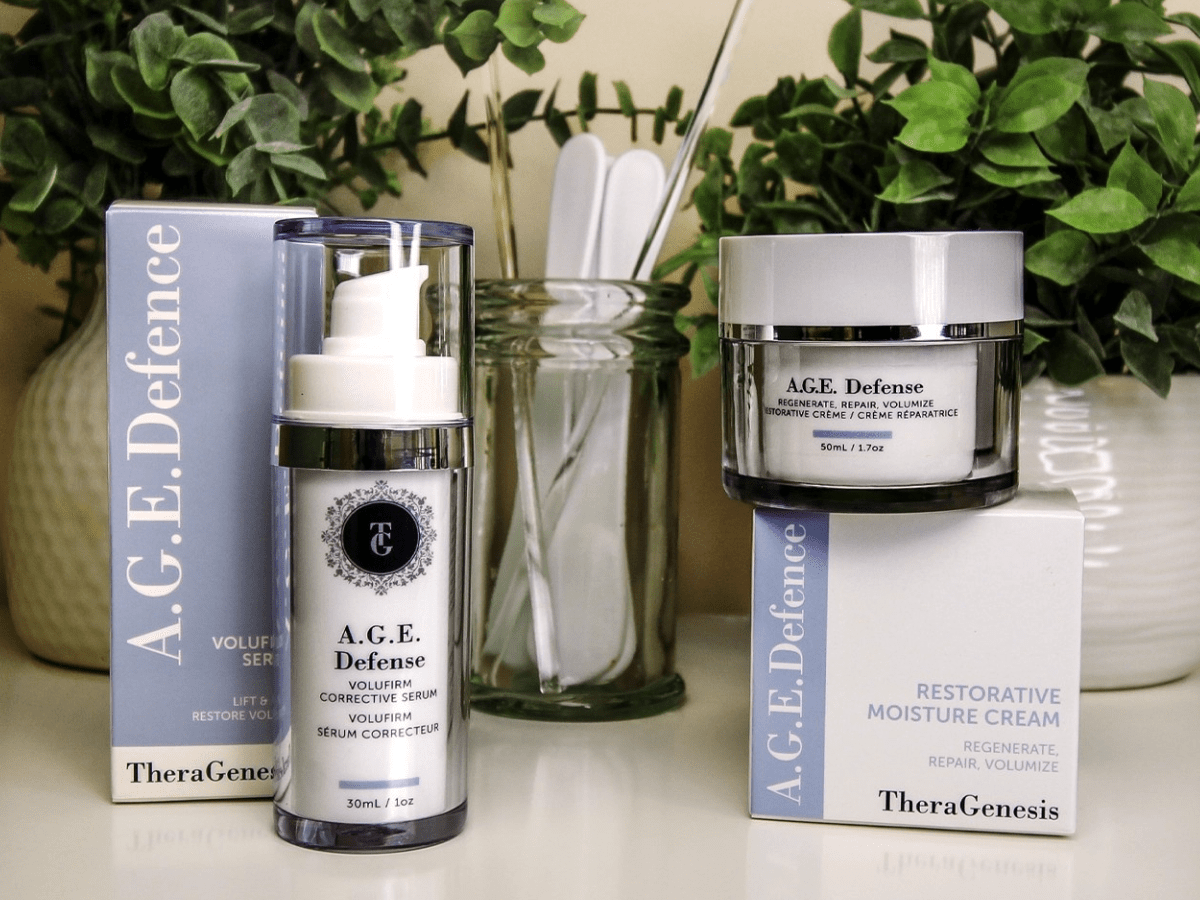 TheraGenesis Skincare product showcase